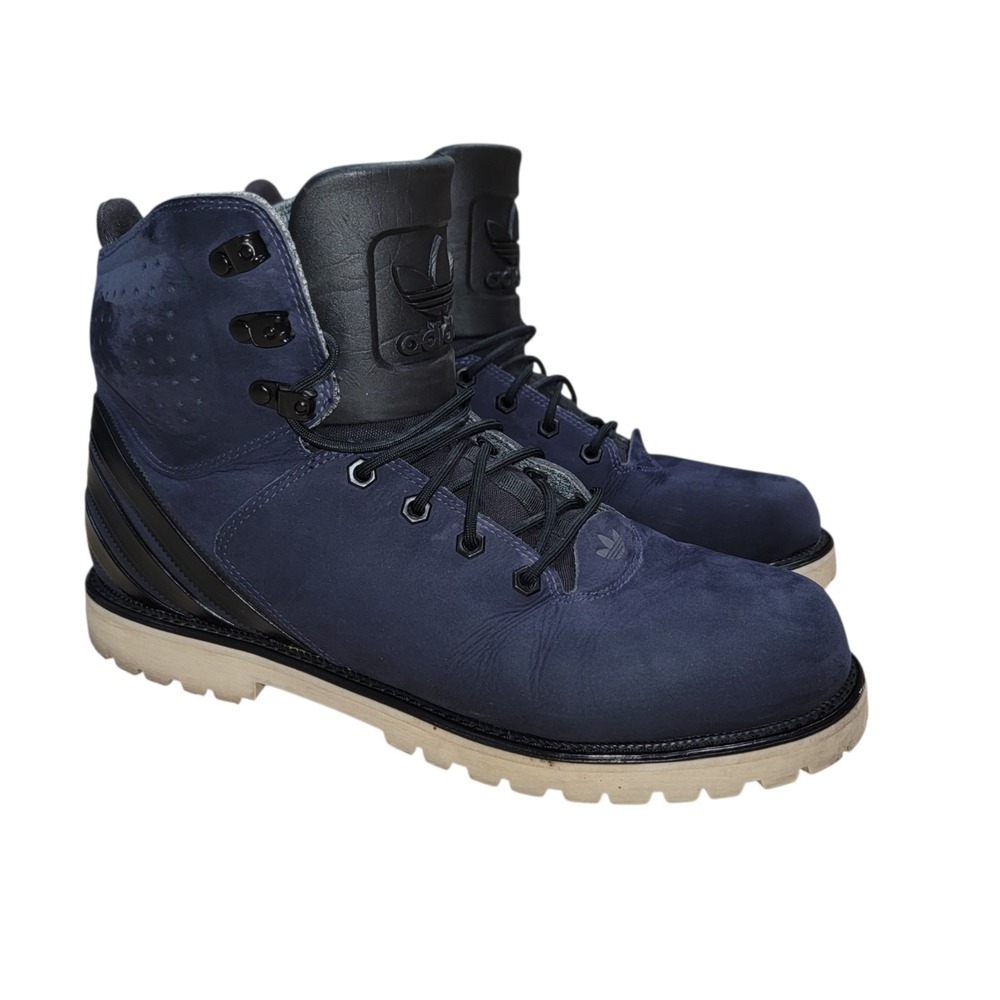 Adidas Fort Elmwood Men's‎ Kendrick Lamar Blue Leather Boots Size 11  G47022